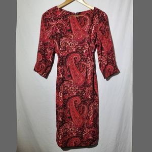 Talbot's Paisley Dress